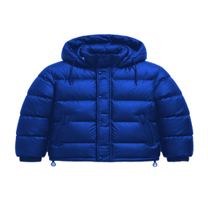 Chaqueta Acolchada Informal Unisex de Invierno, Estilo Burbuja con Capucha, Impermeable, Transpirable, de Poliéster Aislado, Talla XS, Cuello Alto, OEM - Product Image 1