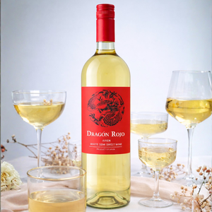 Dragon Rojo - Vin Blanc Semi-sec 100% Airen 11% ABV Vin Blanc Espagnol 750ml - Product Image 3