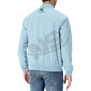 Blouson aviateur d'hiver de haute qualité pour hommes veste en coton avec logo personnalisé de couleur unie pour hommes streetwear de mode décontractée en plein air - Product Image 2