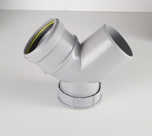 Conector de tubería fuerte curva de puerta no ISI Ringfit de 90MM para instalaciones de plomería confiables y flujo de agua de larga duración - Product Image 5