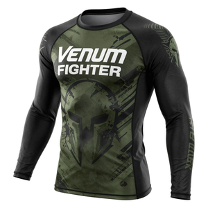 Rashguard Personalizado, Diseño de Última Moda, Ecológico, de Secado Rápido, Spandex, Poliéster, Venum Fighter, Superventas - Product Image 3