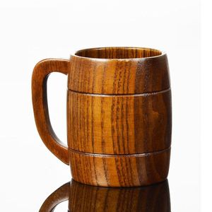 Taza para beber de madera hecha a mano primitiva ecológica, taza de café, taza de té, desayuno, cerveza, leche para ocasión navideña - Product Image 1