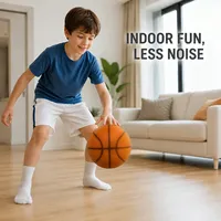 Ballon de basketball Elite taille 7, 29,5 pouces, en mousse PU, 340g, toucher doux, faible bruit, silencieux, entraînement en salle