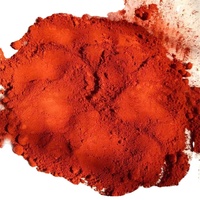 Les fabricants fournissent des matériaux de construction avec oxyde de fer pigment rouge béton ciment couleur brique