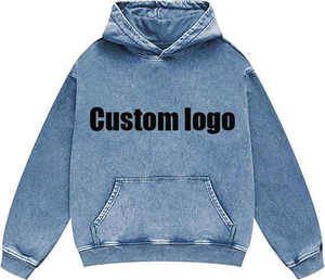 Sudadera con capucha de lavado ácido personalizada 100% calidad de algodón Sudadera con capucha sin cuerdas estilo de calle de gran tamaño con estampado Tie-Dye - Product Image 3