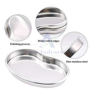 Plateaux rénaliens manuels en acier inoxydable de dernière génération avec logo personnalisé et usage chirurgical professionnel - Product Image 2