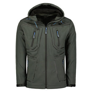 เสื้อแจ็กเก็ตผู้ชายผ้านิ่มยืดหยุ่นมีซิปใส่สบายสำหรับเดินทางฤดูหนาวกันน้ำได้ - Product Image 2