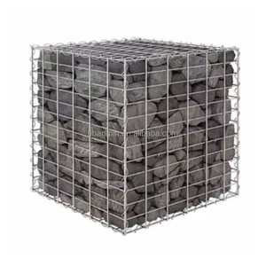 <span class=keywords><strong>Gabion</strong></span> soudé 2x1x0.3m galvanisé 50x100mm ouverture soudé fil de fer pierre Cage <span class=keywords><strong>Gabion</strong></span> panier/<span class=keywords><strong>mur</strong></span>/clôture - Product Image 5
