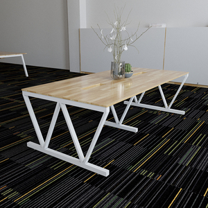 VConcept Steel Legged Minimalist 240x120 Conference <b>Table</b> for Hotels <b>Offices</b> Schools & Hospitals - Product Image 1