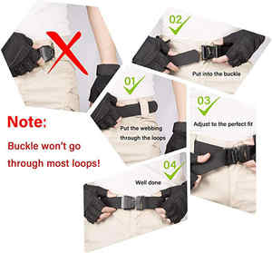 Ceinture tactique personnalisée pour l'extérieur Sangle en nylon réglable robuste Boucle utilitaire Design Coupe confortable Vente en gros en usine - Product Image 4