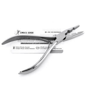 Herramientas de extensión de cabello multifuncionales Mico anillo volumen alicates rizador de dos agujeros color plateado acero inoxidable para estilistas - Product Image 6
