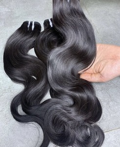 Extensiones de Cabello Humano Remy Virgen 100% de la Mejor Calidad Vietnamita, Cola de Caballo Envolvente, Súper Doble Trama, Doble Costura a Máquina, Sin Teñir, Largas - Product Image 3