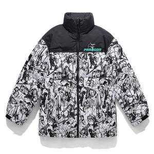 Chaqueta de plumón Plegable ligera Abrigo hinchado transpirable Chaqueta acolchada azul masculina de alta calidad resistente al agua - Product Image 6