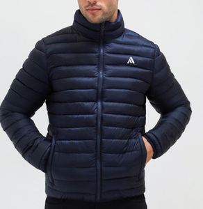 Veste pour homme en coton polyester uni tendance 2026, veste matelassée pour homme - Product Image 4