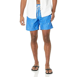 Pantalones cortos de entrenamiento elásticos para hombre de tendencia, nuevo diseño de calidad superior, cintura elástica cómoda para la playa, pantalones cortos para hombre con bolsillos laterales personalizados - Product Image 4