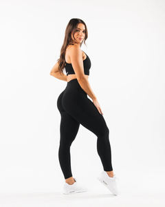 Leggings doux pour femmes-Contrôle du ventre à taille haute No See Through Workout Yoga Pants - Product Image 1