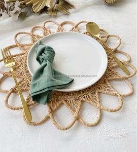 NEW STYLE Natural Seagrass Rattan <b>Placemats</b> Round Woven <b>Placemats</b> <b>for</b> Dining <b>Tables</b> Tablemat Jute <b>Placemat</b> Made in Vietnam - Product Image 4
