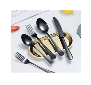 Cubiertos de acero espejado Vajilla Fiestas DE BODA Cuchara Vajilla de acero inoxidable Juego de cubiertos Cuchara de acero inoxidable - Product Image 4