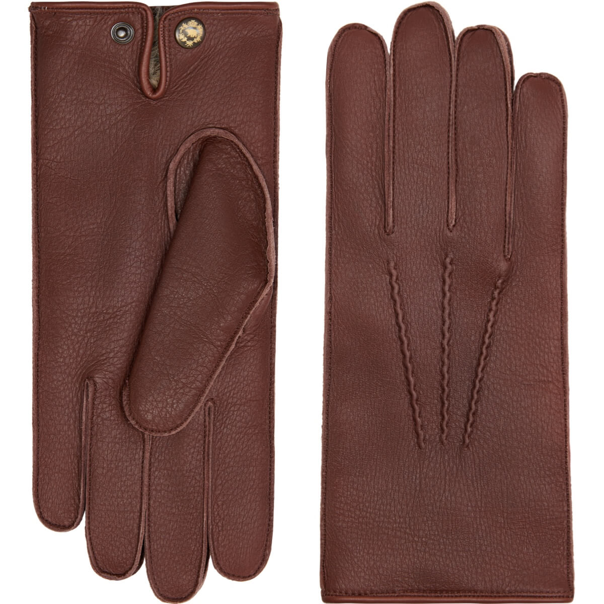 Gants d'hiver personnalisés à prix réduit, mitaines à motifs pour femmes en cuir de mouton véritable et chaud