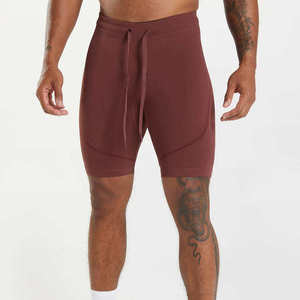 Shorts de compression décontractés pour hommes, polyester/coton, taille mi-haute, séchage rapide, respirant, anti-plis – Meilleure vente, prix imbattable - Product Image 4