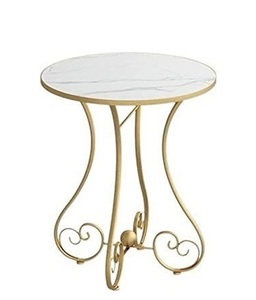 Morden latest design golden finished marble top home decor luxury coffee and side <b>table</b> - Product Image 3