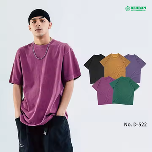 T-shirt Raglan Vintage Homme Oversize en Coton Lourd 100% Personnalisé avec Tissu Respirant Écologique - Product Image 1