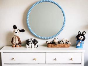 Espejo Decorativo de Pared de Lujo Moderno con Marco de Vidrio, Madreperla, MDF y Resina, por S a and S - Product Image 2