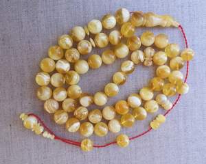 Chapelet de prière musulman en résine, tasbih islamique - Product Image 5