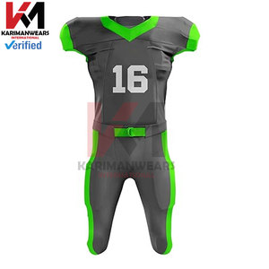 Vente en gros d'uniformes de football américain personnalisés Maillots d'équipe personnalisés pour hommes et jeunes Respirant Durable Haute Performance - Product Image 2