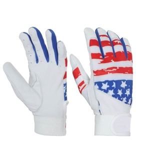 Breathable Customized Logo Leather Baseball Batting Gloves Professional Use Wholesale Pakistan Made Best Quality Men - Product Image 5