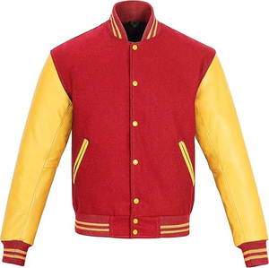 2025 New Best Material <b>Letter</b> Quick Dry Breathable Stand Collar Pakistan Chicago College Baseball <b>Jacket</b> for <b>Men</b> ODM OEM - Product Image 1
