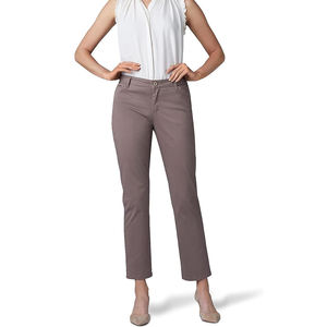 <b>Women's</b> Stylish Lightweight Travel Twill Fabric <b>Trousers</b> Office-Ready Anti-Wrinkle Pants Crease-Free Straight Fit for <b>Summer</b> - Product Image 3
