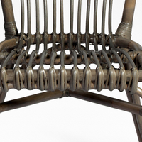 Chaise en rotin naturel moderne de haute qualité, style de détente, meubles pour la maison ou la salle à manger de restaurant, pour le salon