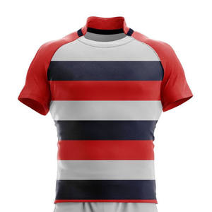 Vente en gros de nouveaux ensembles de maillots de rugby unisexes cousus et sublimés, design imprimé, shorts de qualité, séchage rapide, ensembles de maillots de rugby en solde - Product Image 3