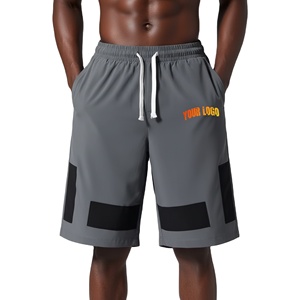 กางเกงขาสั้นลำลองผ้าเฟรนช์เทอร์รี่พิมพ์ลายดิจิทัล สายยาว ปักลาย ย้อมสีแบบแอซิดวอช ทรงยาวถึงเข่า หนานุ่ม สไตล์สตรีทแวร์ - Product Image 1