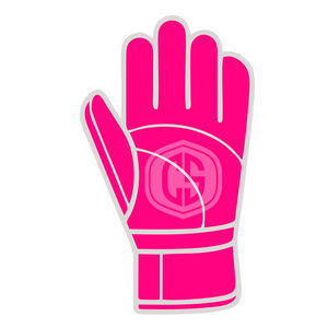 Gants de gardien de but Elite Clown Horror Edition, design à pois rose et rouge vifs |   Gants de football professionnels pour matchs et entraînements - Product Image 5