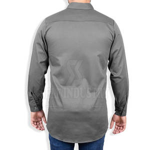 Camisas FR de soldadura para hombres superventas a la moda, ropa de trabajo elástica para hombres, camisas FR de soldadura - Product Image 2