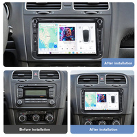 DUDUAUTO DUDU7 7870 Radio de Auto con Pantalla Táctil Android 1280*720P para VW de 8 Pulgadas con Car Play y Android Auto