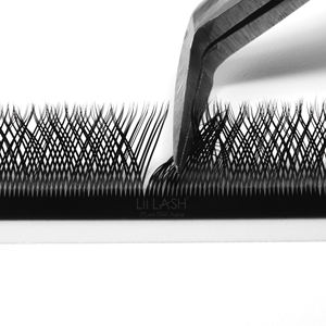 Cils YY marron à double pointe, sans cruauté, éventails de cils pré-faits complets, volume russe, extensions de cils YY en gros - Product Image 1