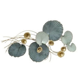 Arte de pared de Metal de hoja negra, acento decorativo elegante para sala de estar, dormitorio y espacios de oficina con un diseño moderno y elegante - Product Image 2