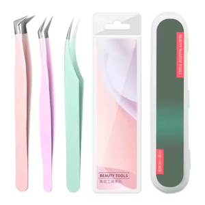 ANAAIF Pince à sourcils pointue en PVC de haute précision, pince à fleurs pour faux cils, outil de beauté à sept formes, 1 pièce - Product Image 2