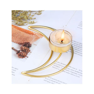 Nouveau Design Moderne Bougeoir En Métal Table À Manger Décoratif Bougie Titulaire pour Vente Chaude Ramadan Décoration Accessoires - Product Image 4