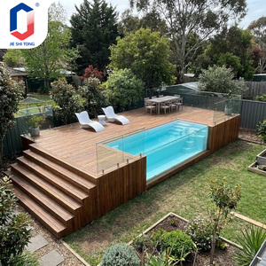 Piscine hors sol préfabriquée en fibre de verre anti-UV pour hôtel de charme, jardin et équipement de piscine extérieur - Product Image 1