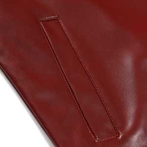 Chaqueta de cuero de moto de carreras al por mayor para hombre chaquetas de cuero informales para hombre abrigo de cuero personalizado chaqueta de invierno para hombre - Product Image 5