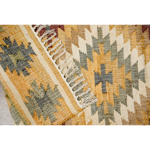 Tapis en jute moderne de luxe, tufté, de haute qualité, réversible, à poils moyens, rectangulaire, pour usage domestique, lavable, pour salon, chambre, porte, extérieur - Product Image 3