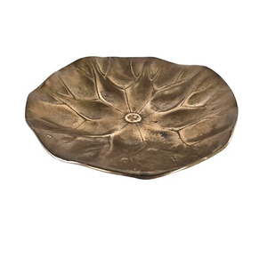 Design merveilleux Bol à texture de feuille personnalisé Fruits secs Noix Bol en laiton Tendance Bol en laiton décoratif - Product Image 4