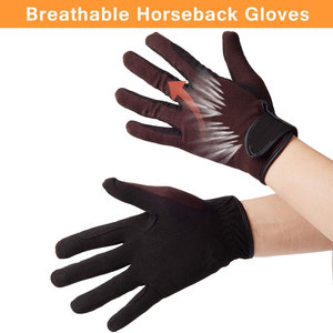 Gants d'équitation en cuir de haute qualité pour hommes, confortables, logo personnalisé, toutes tailles disponibles, antidérapants - Product Image 3