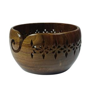 Cuenco de almacenamiento de madera clásico, vajilla, ensalada de frutas, sopa, cuenco para servir para el hogar, utensilios de cocina, mesa, restaurante, regalos de boda - Product Image 5