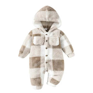 Mameluco con Capucha y Diseño a Rayas para Bebé - Product Image 1