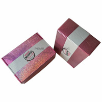 Boîte holographique personnalisée Hello Beautiful Beauty Blender Boîtes d'emballage d'expédition pour outils de beauté Boîte cadeau Emballage pour abonnement